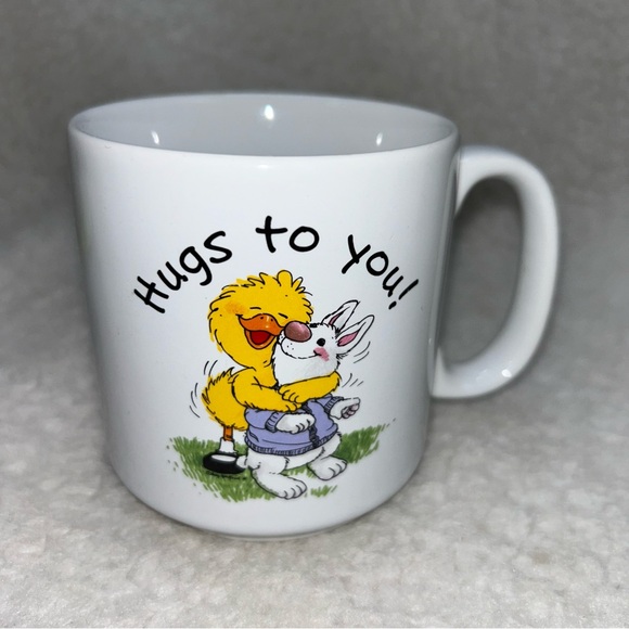 Suzy's Zoo 4" coffee cup Hugs to you! Current brand vintage 90's - Picture 2 of 8